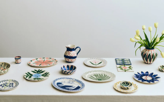エマ・コールマンが手掛ける新しいセラミックコレクション「LA PITTURA」の販売が「HAY」でスタート