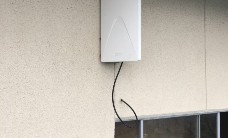 テレビアンテナの施工(地デジ)