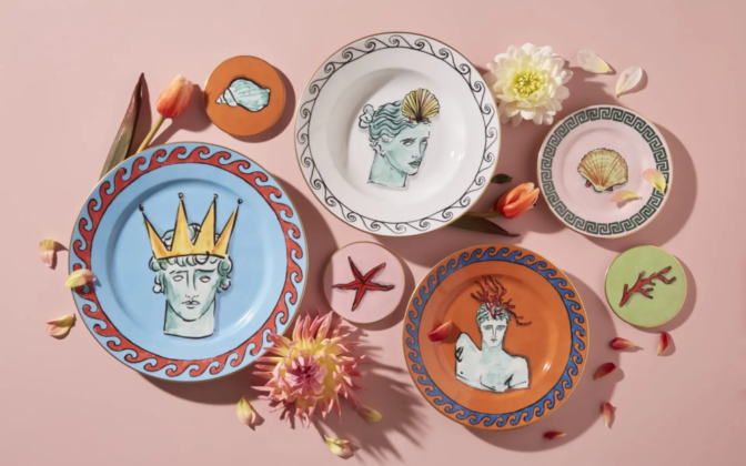 【ジノリ1735】ル・ノーブルで期間限定の特別展開がスタート！食卓をキャンバスに変える、イタリア名窯のアートな空間編集術